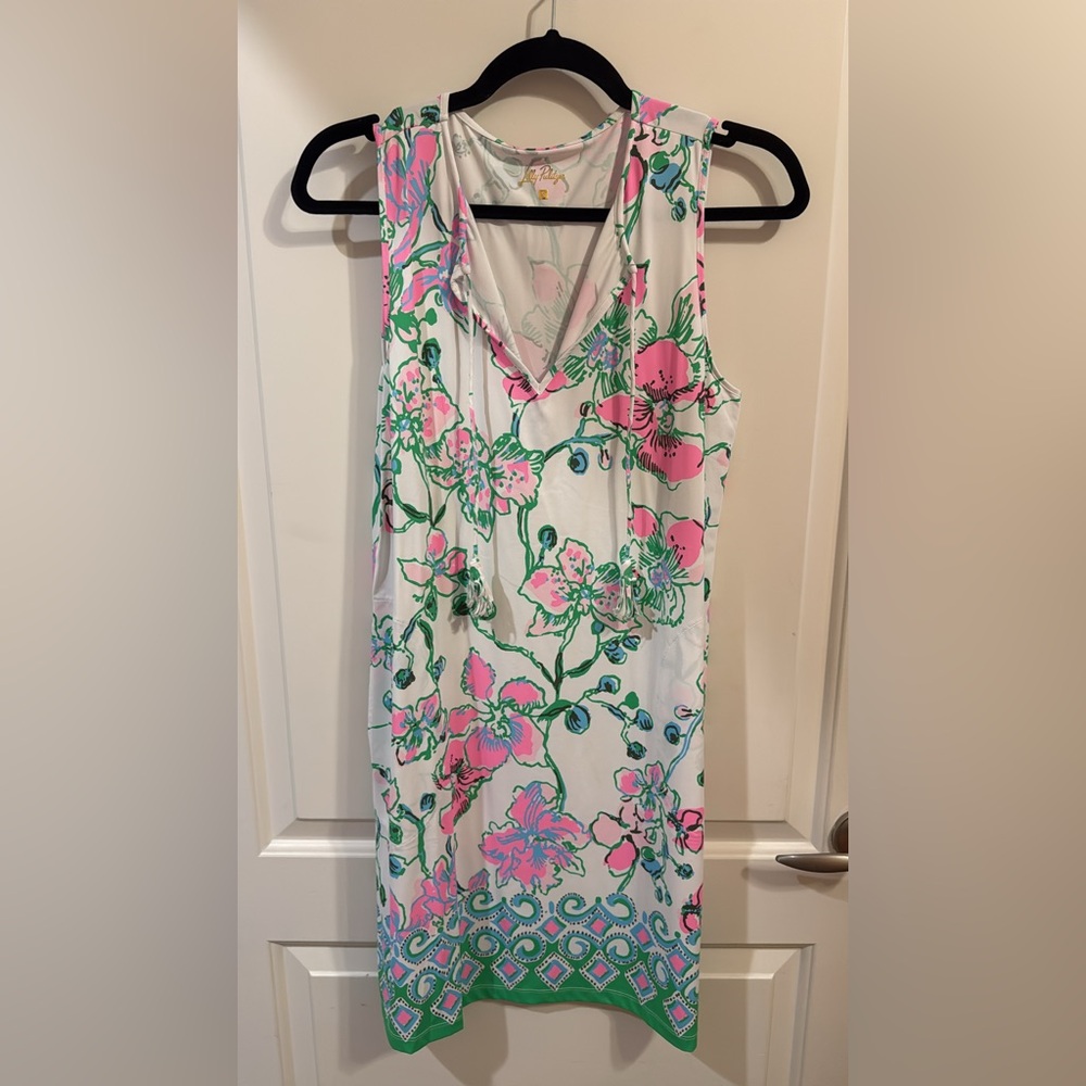 Lilly Pulitzer JOHANA cover-up in Orchid on Avenue